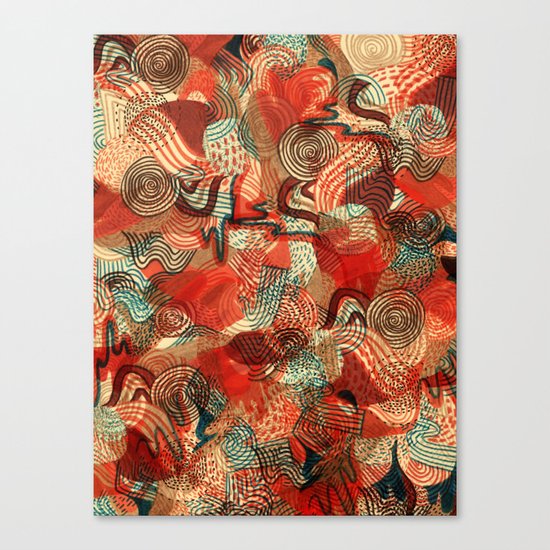 Melting Mix Canvas Print