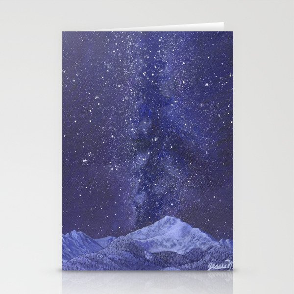 Milky Way Over Byers Peak Stationery Cards