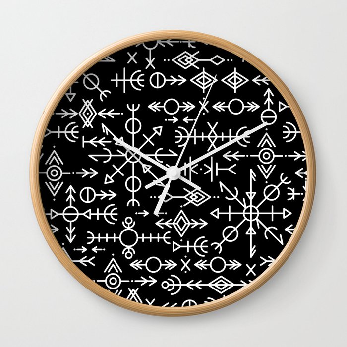 Nordic Pattern Wall Clock