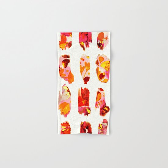 floral bits Hand & Bath Towel