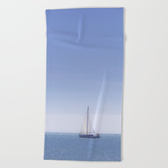 Sailing Beach Towel