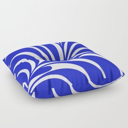 Infinity Blue Leaf - Matisse Floor Pillow