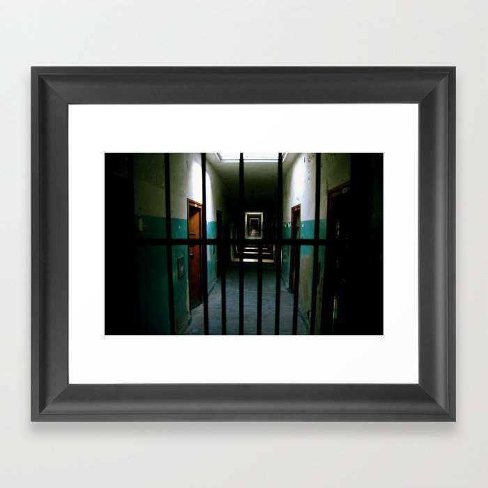 DarkDachau Hallway Framed Art Print