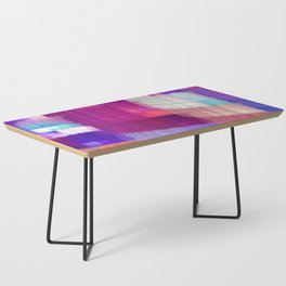 Purple Abstract Coffee Table