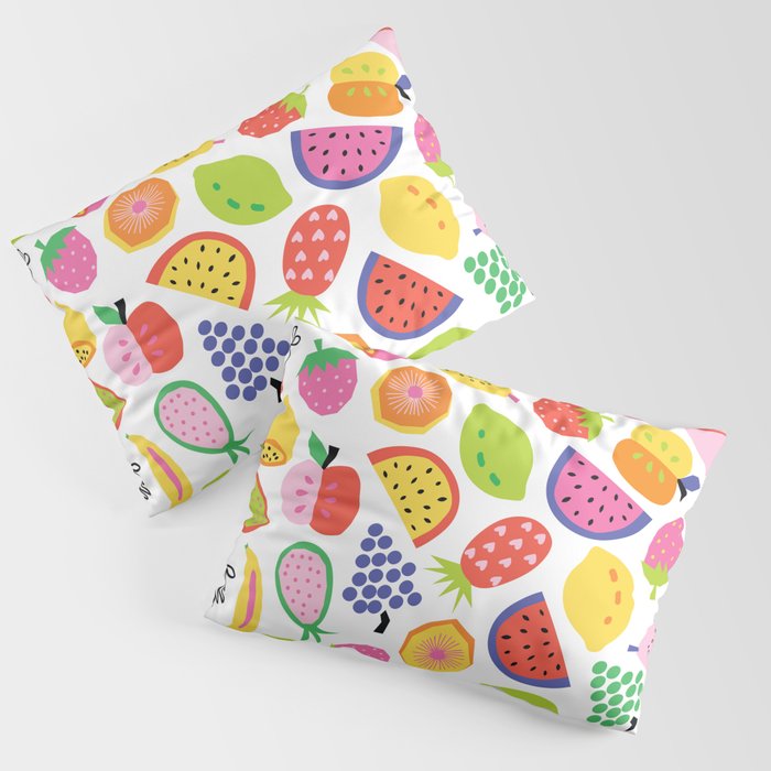 Fruit Salad Pattern Pillow Sham