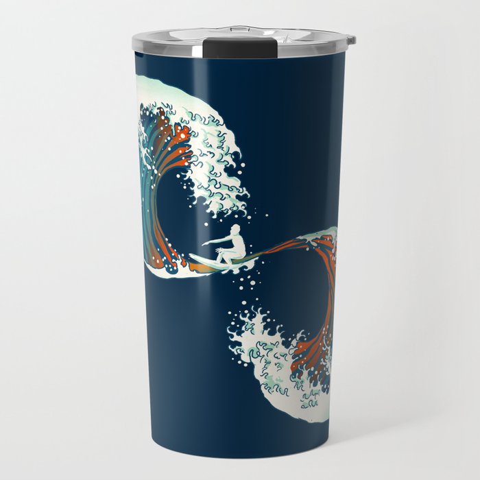 The Wave is forever Travel Mug