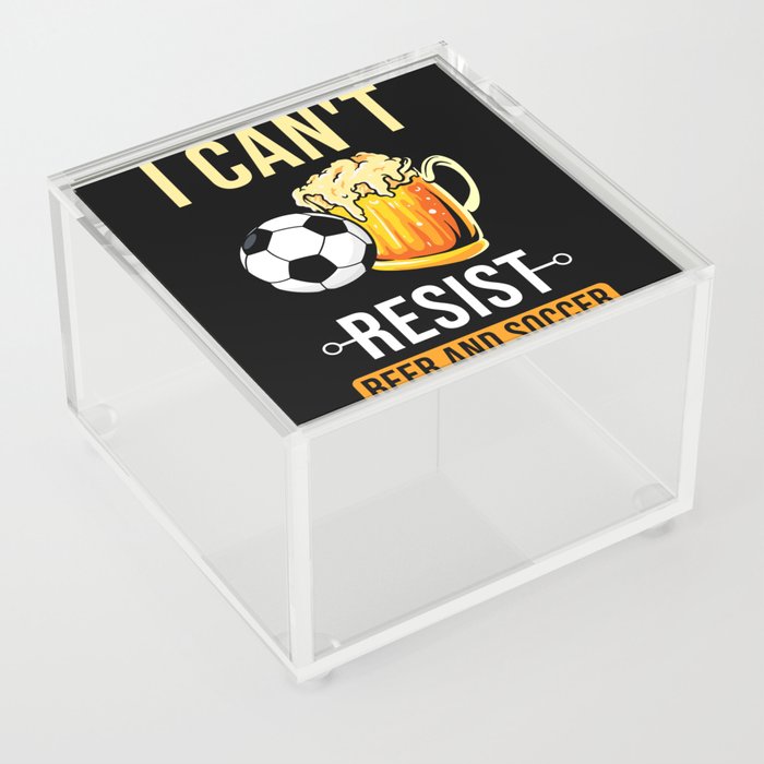 Soccer And Beer Acrylic Box