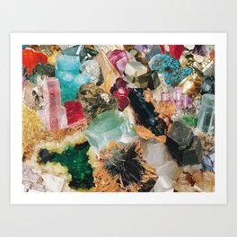1000 Crystals Art Print