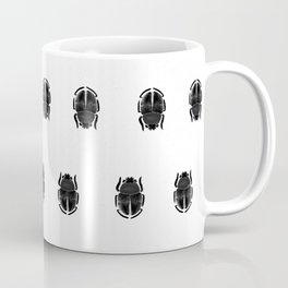Black scarab Coffee Mug