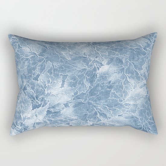 Frozen Leaves 7 Rectangular Pillow