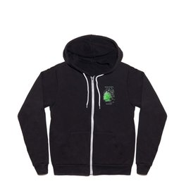 Brain Injury Awareness Month 2020 - Brain Injury Warrior Full Zip Hoodie