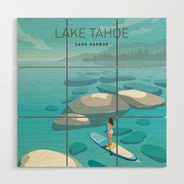 Travel Lake Tahoe Wood Wall Art