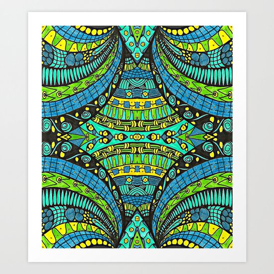 Out of Bermuda Art Print