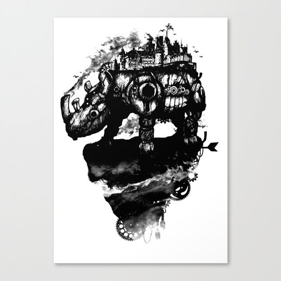 the island Canvas Print