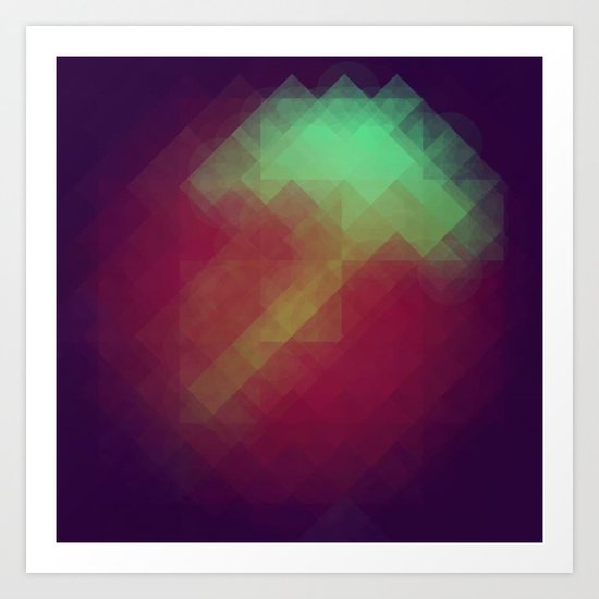 Jelly Pixel Art Print