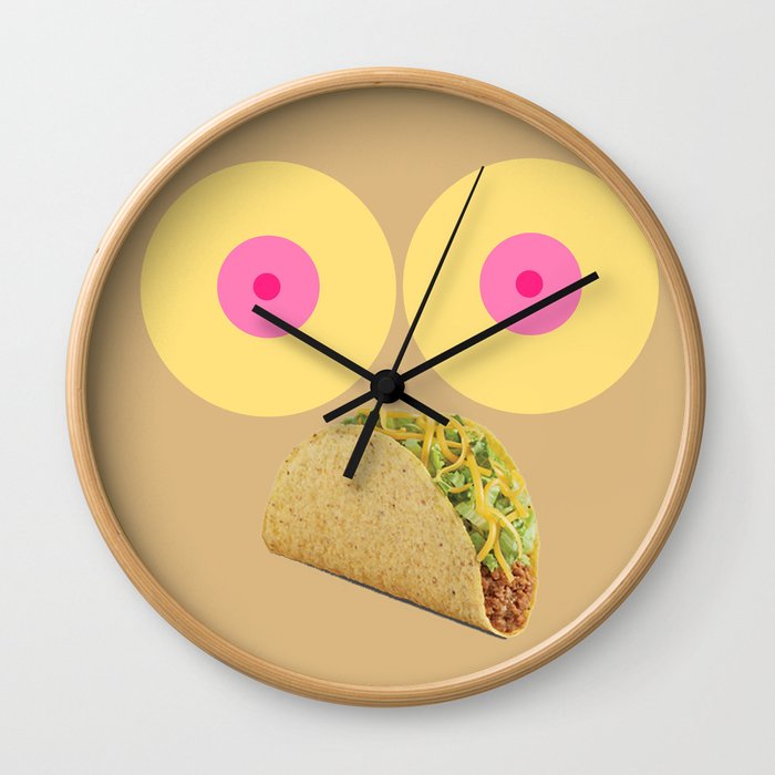 Feminist Taco Wall Clock