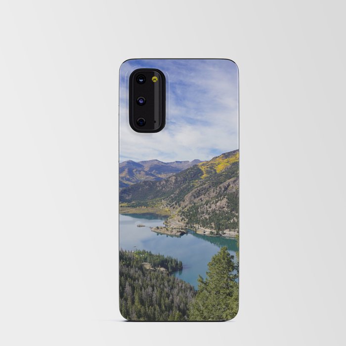 Autumn view of Lake San Cristobal in Colorado Android Card Case