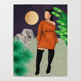 African American Woman Wildly Gorgeous Collection Poster