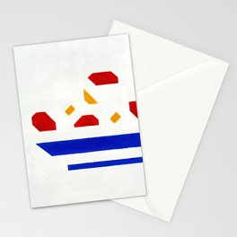Bart van der Leck Stilleven (bakje met appels) Stationery Card