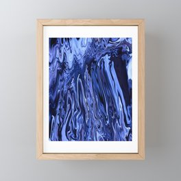 Wave of water Framed Mini Art Print