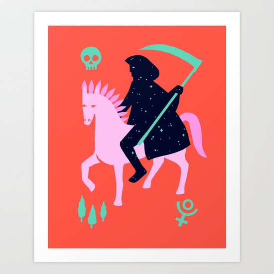Apocalypse Horseman of Death Art Print