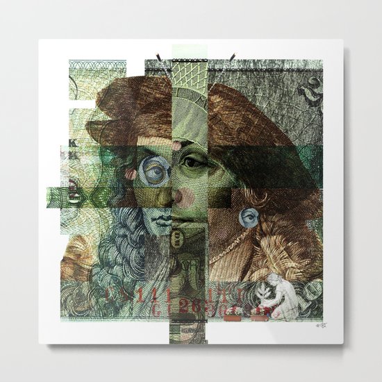 50 DM Collage Metal Print