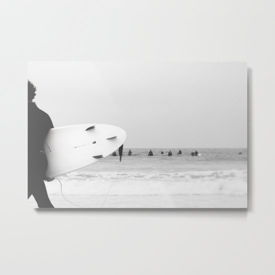 catch a wave II Metal Print