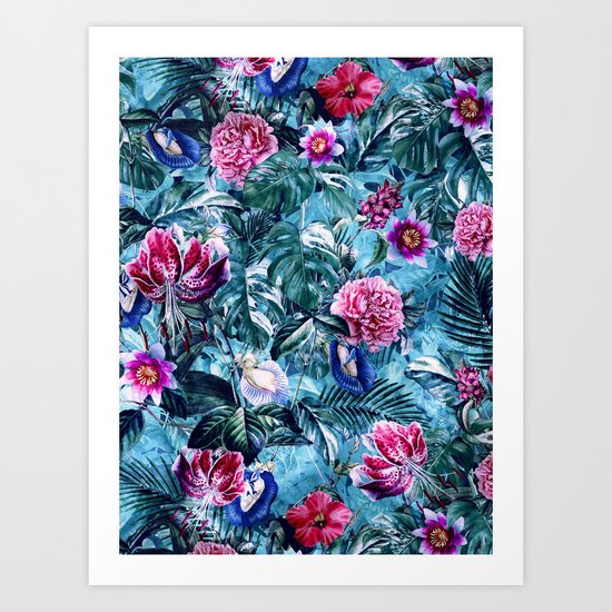 Tropical Garden Art Print