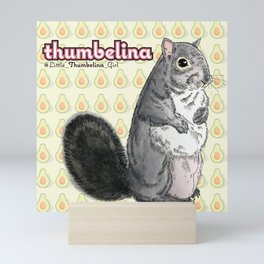Little Thumbelina Girl: meerkat monday Mini Art Print