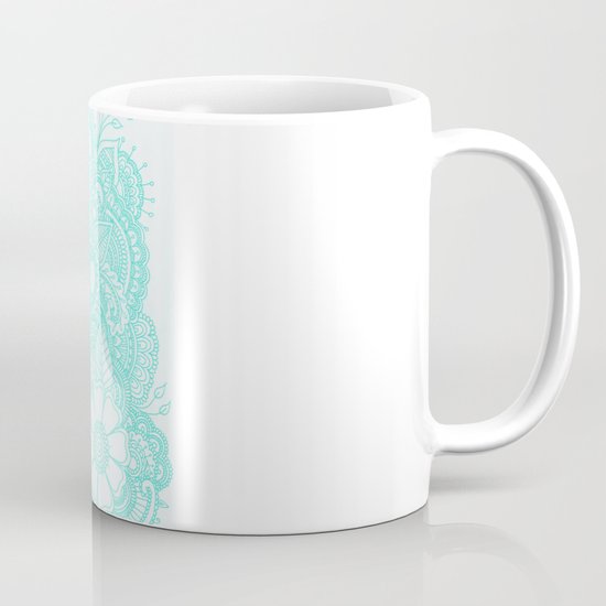 Henna Design - Aqua Mug