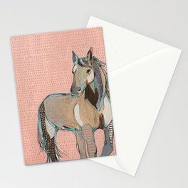 Dusty Pink Mustang Stationery Cards
