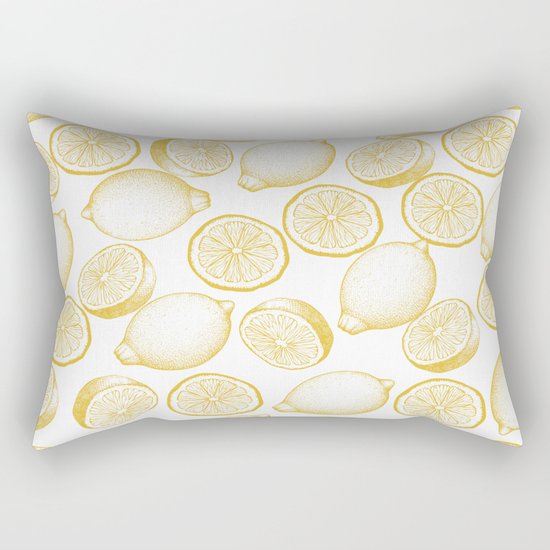 Lemons Rectangular Pillow