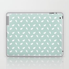 Soft Blue and White Pattern Laptop Skin