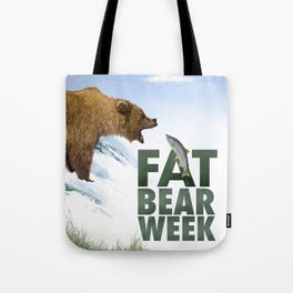 Fat Bear Week Poster Tote Bag