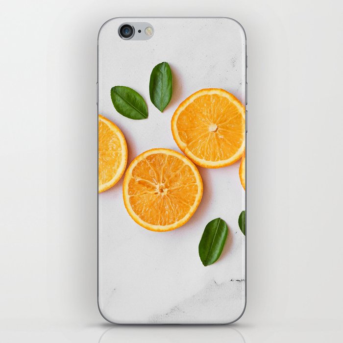 Orange Slices, Marble Kitchen  iPhone Skin
