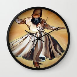 Semasen - Sufi Whirling Dervish Wall Clock