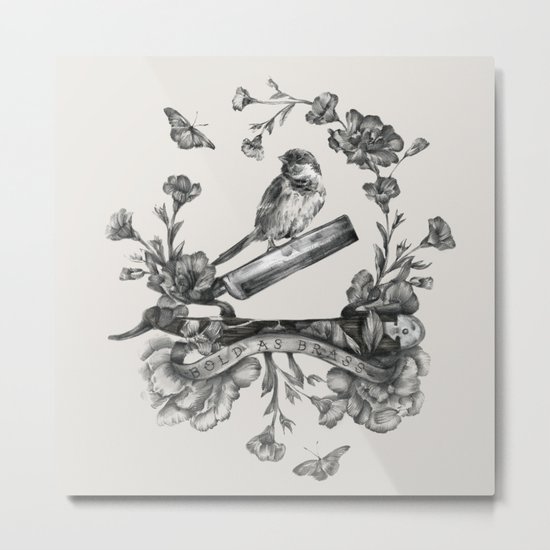 Bold as Brass Metal Print