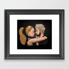 Pillow talk Framed Art Print