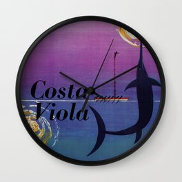 Costa Viola Reggio Calabria Wall Clock