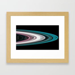 Saturn Framed Art Print