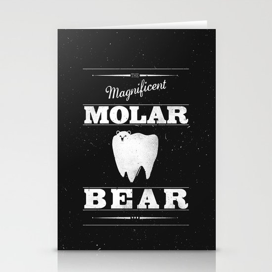 Molar Bear (Gentlemen's Edition) Stationery Cards