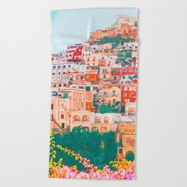 Positano, beauty of Italy Beach Towel