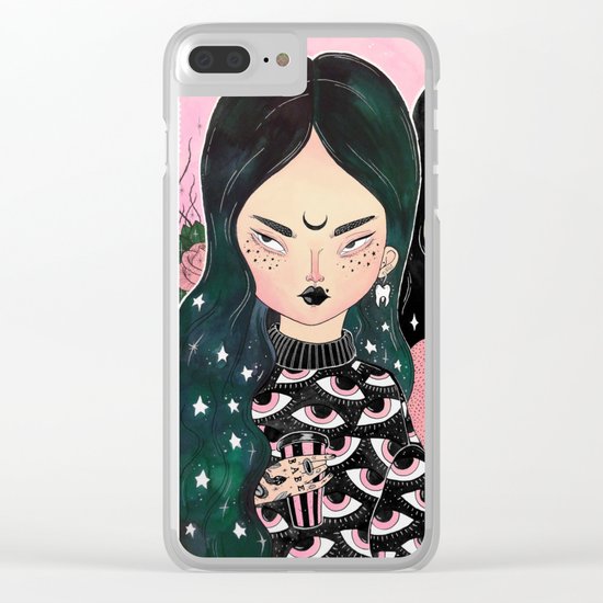 HELL BABES Clear iPhone Case