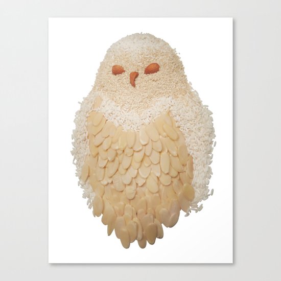 Owl Collage #4 Canvas Print