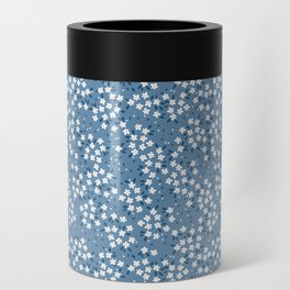 Blue liberty pattern Can Cooler