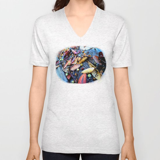 Leaves of a Strawberry Tree Unisex V-Neck