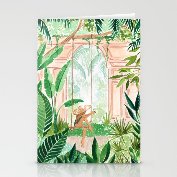 Jungle Swing Stationery Cards
