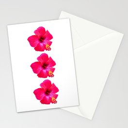 Red Hibiscus Stationery Card