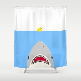 J-A-W-S Shower Curtain