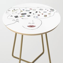 Mom Brain Side Table